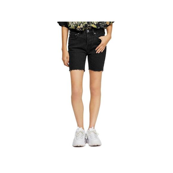 WE THE FREE Pants - NWT WE THE FREE Womens Black Frayed High Waist Shorts Size: 24 Waist